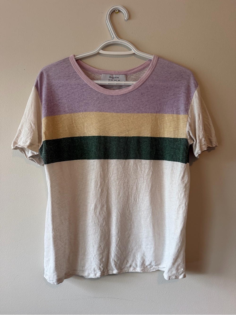 Auguste linen tee